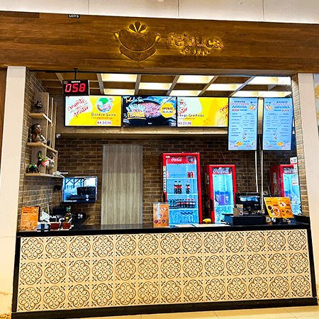 Imagem de interna da loja feijuca grill