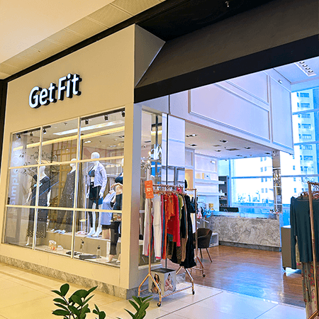 Imagem de interna da loja get fit