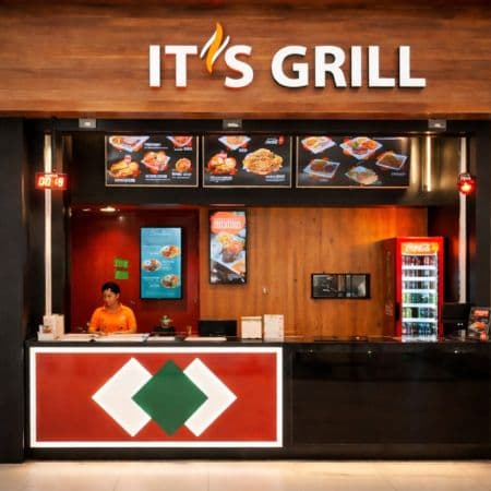 Imagem de interna da loja it´s grill