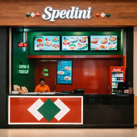 Imagem de interna da loja spedini
