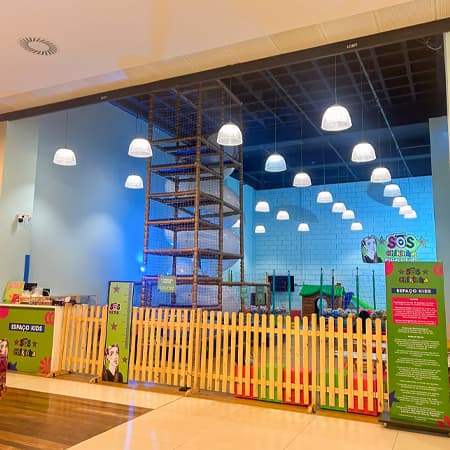 Imagem de interna da loja espaço kids