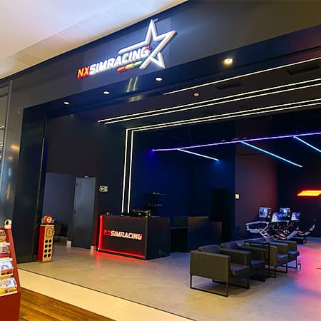 Imagem de interna da loja nx gaming arena