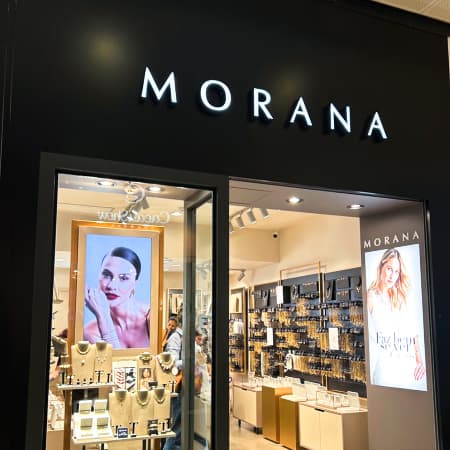 Imagem de interna da loja morana