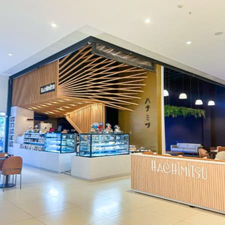 Imagem de interna da loja hachimitsu