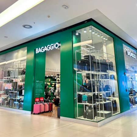 Imagem de interna da loja bagaggio