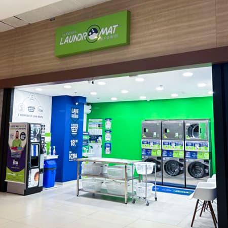 Imagem de interna da loja laundromat