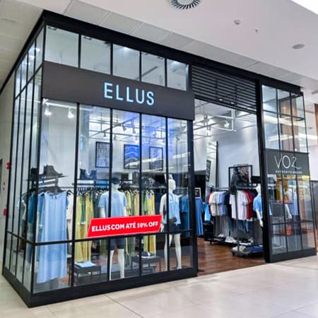 Imagem de interna da loja ellus