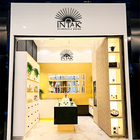 Imagem de interna da loja intak fragrância decor