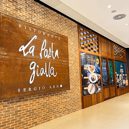 Imagem de interna da loja la pasta gialla