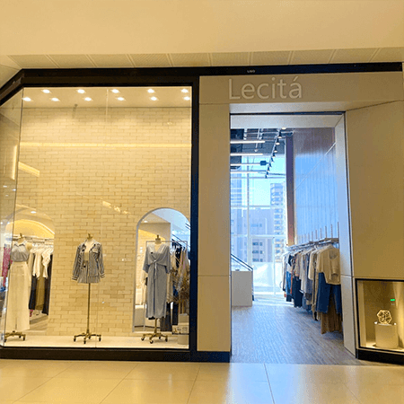 Imagem de interna da loja lecitá