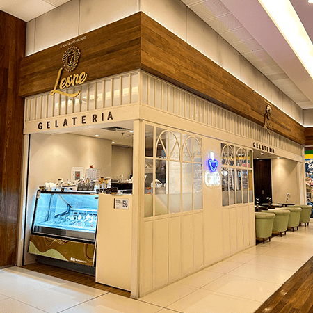 Imagem de interna da loja leone