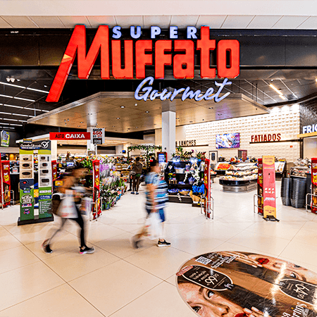 Imagem de interna da loja super muffato