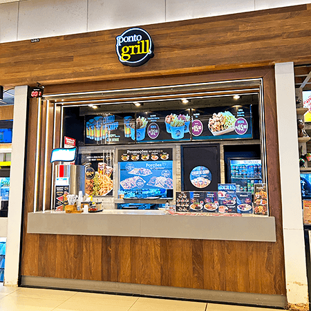 Imagem de interna da loja ponto grill