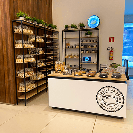 Imagem de interna da loja sabores da vovó