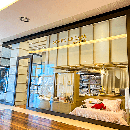 Imagem de interna da loja sonho de casa enxovais