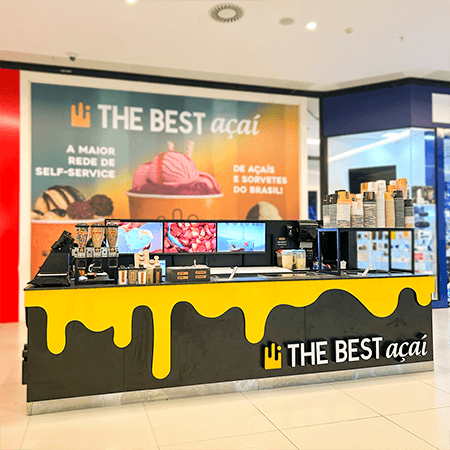Imagem de interna da loja the best açaí