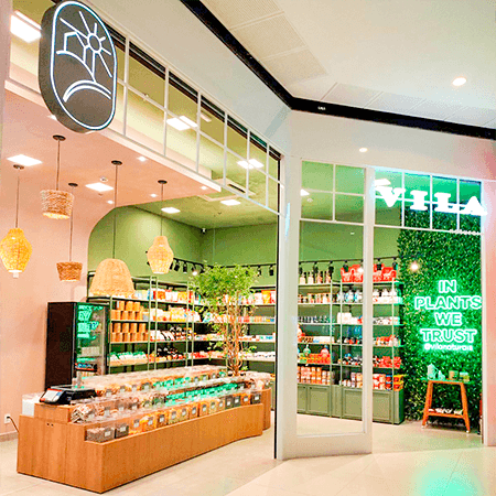 Imagem de interna da loja vila naturais