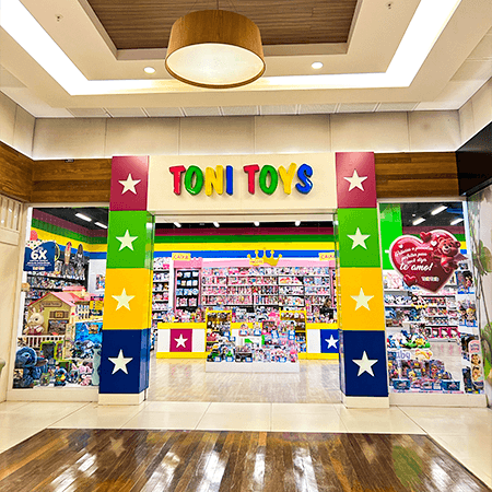 Logo da loja toni toys