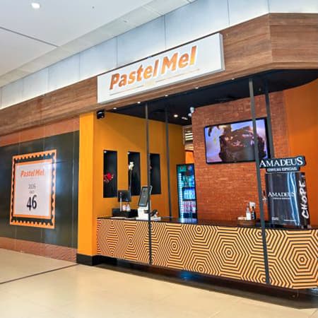 Logo da loja pastel mel